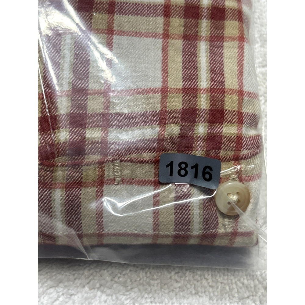 Carhartt Men's M Bozeman Relaxed Fit SS Plaid Shirt Red Duck Rugged Flex - Picture 11 of 11